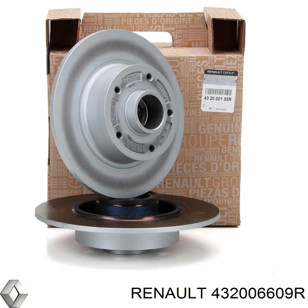 432006609R Renault (RVI) Tarcza hamulcowa tylna