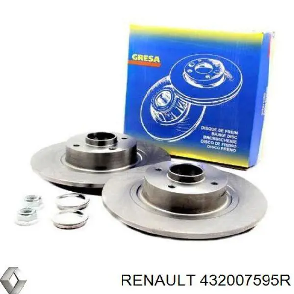 Tarcza hamulcowa tylna Renault (RVI) 432007595R cena, od 49,28 USD