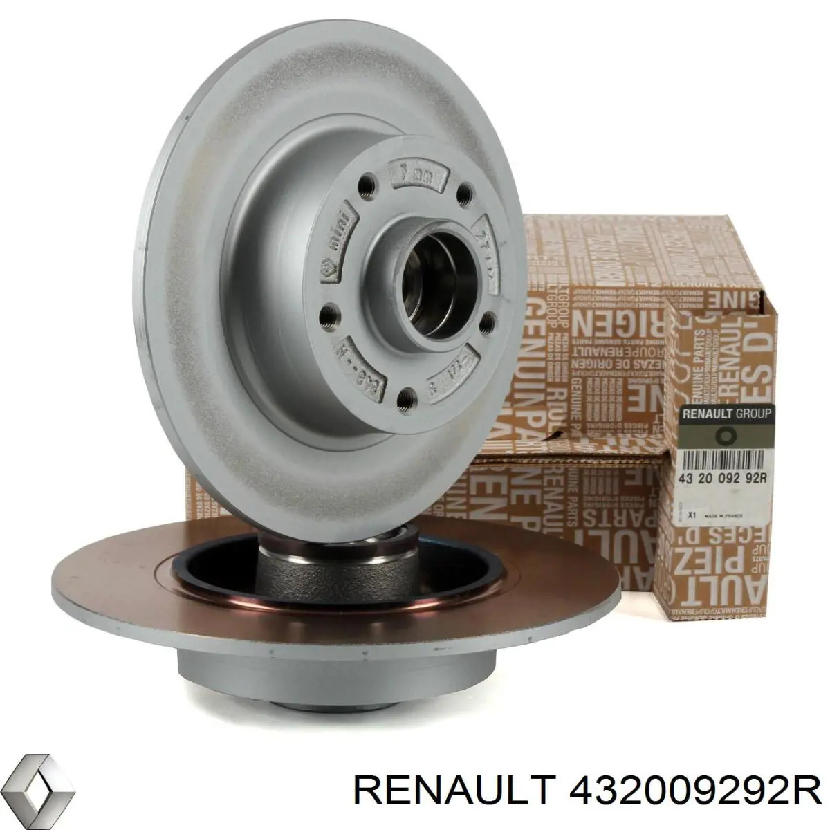 432009292R Renault (RVI) Tarcza hamulcowa tylna