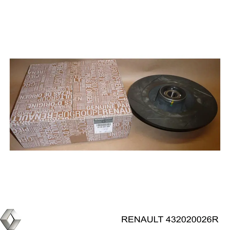 Do koszyka 432020026R Renault (RVI) Tarcza hamulcowa tylna