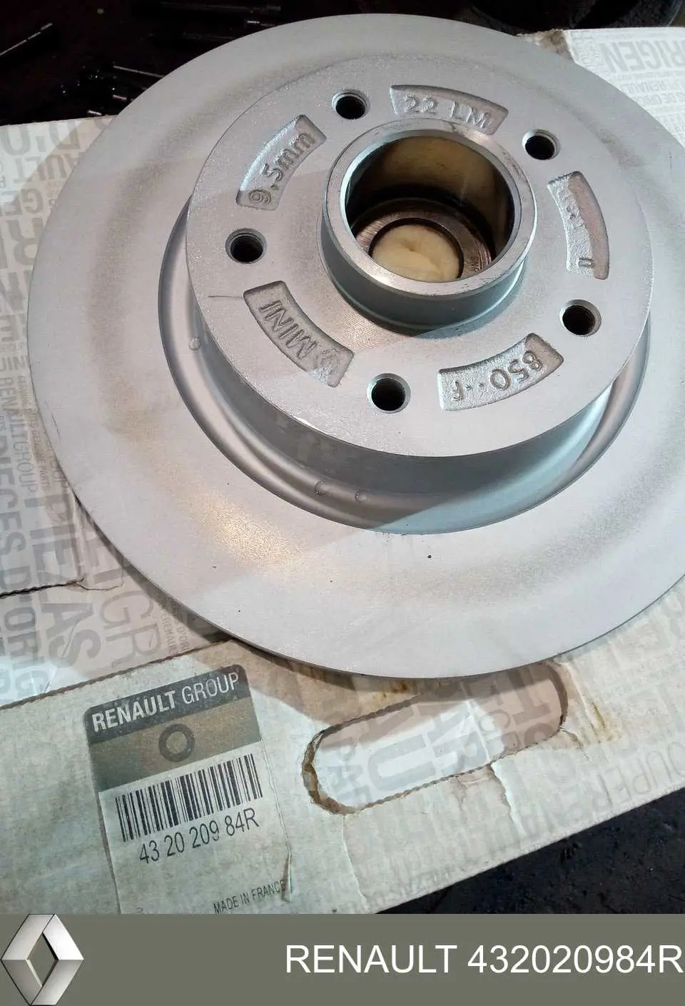 Tarcza hamulcowa tylna Renault (RVI) 432020984R cena, od 97,52 USD