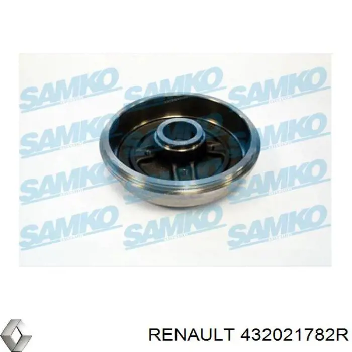 Bęben hamulcowy tylny Renault (RVI) 432021782R cena, od 73,23 USD