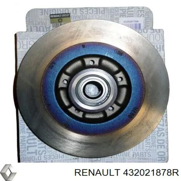 Do koszyka 432021878R Renault (RVI) Tarcza hamulcowa tylna