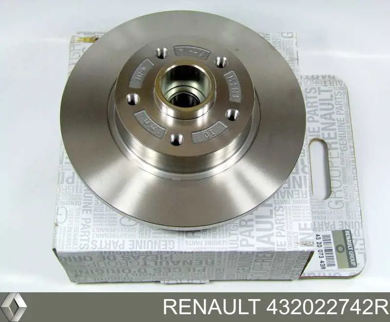 432022742R Renault (RVI) Tarcza hamulcowa tylna