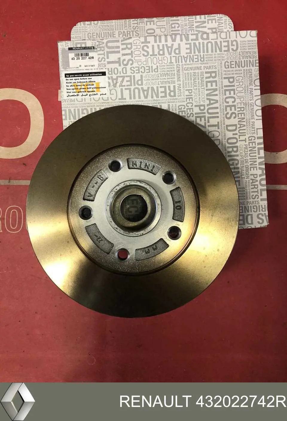 Tarcza hamulcowa tylna Renault (RVI) 432022742R cena, od 34,68 USD