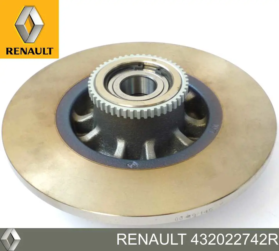 Do koszyka 432022742R Renault (RVI) Tarcza hamulcowa tylna