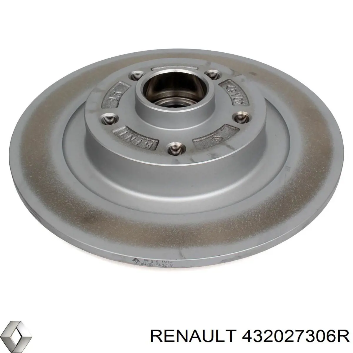 432027306R Renault (RVI) Tarcza hamulcowa tylna