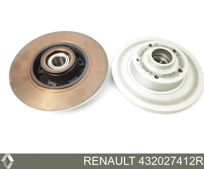 432027412R Renault (RVI) Tarcza hamulcowa tylna
