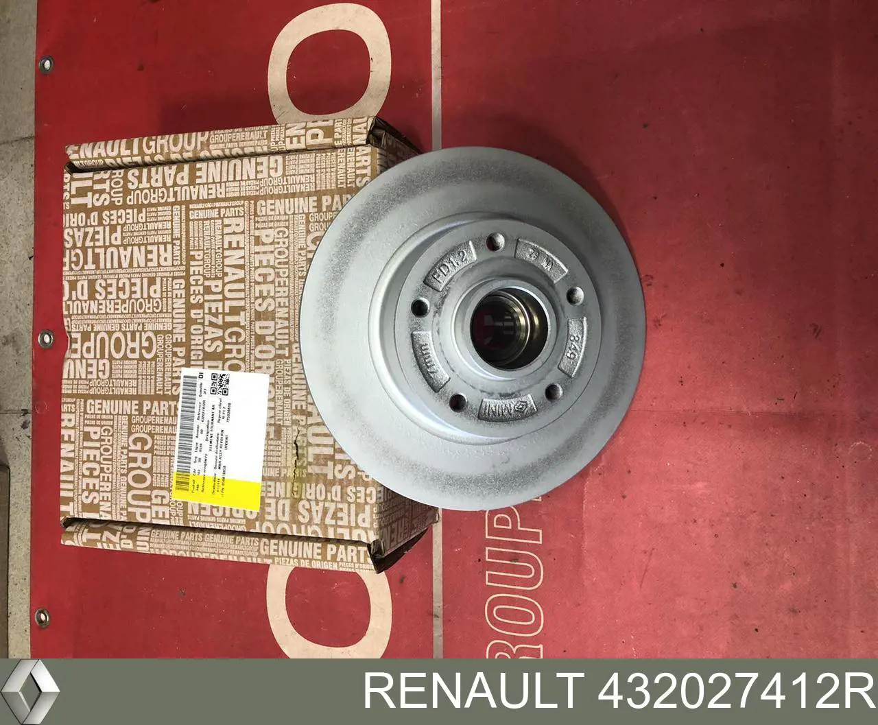 Tarcza hamulcowa tylna Renault (RVI) 432027412R cena, od 104,63 USD
