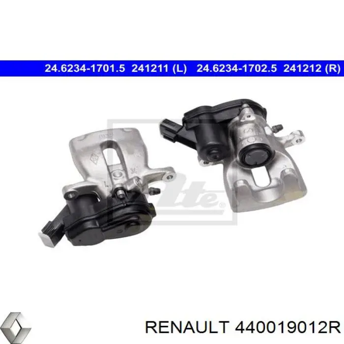 440019012R Renault (RVI) Zacisk hamulcowy tylny prawy