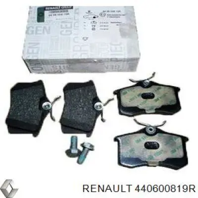 Okładziny (klocki) do hamulców tarczowych tylne Renault (RVI) 440600819R cena, od 62,75 USD