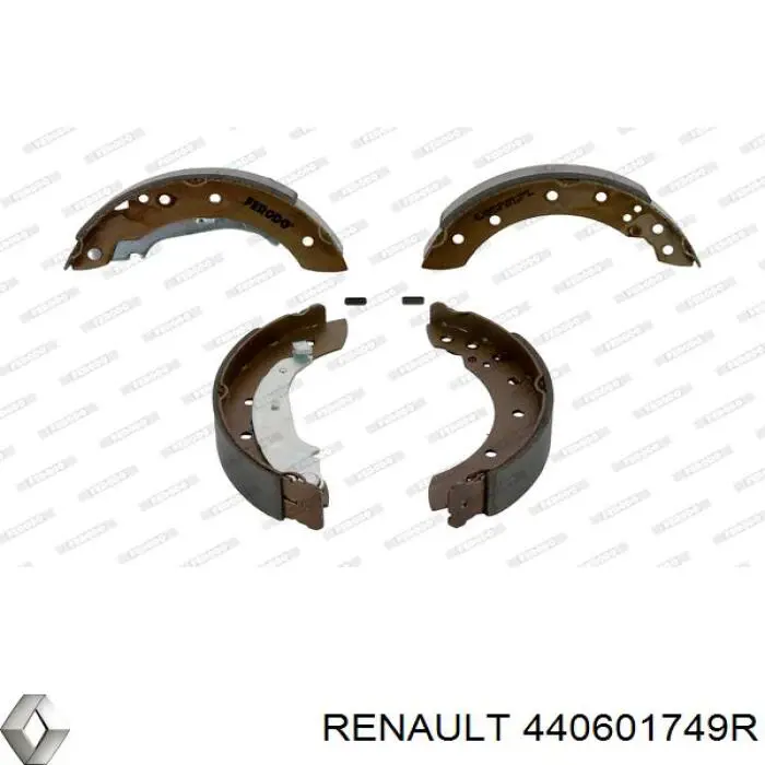 Klocki hamulcowe tylne bębnowe Renault (RVI) 440601749R cena, od 25,93 USD