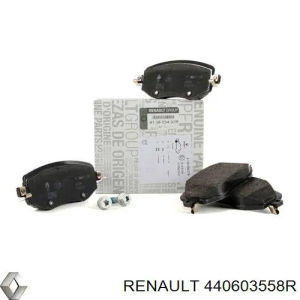 Okładziny (klocki) do hamulców tarczowych tylne Renault (RVI) 440603558R cena, od 25,56 USD