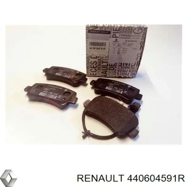 Okładziny (klocki) do hamulców tarczowych tylne Renault (RVI) 440604591R cena, od 19,53 USD