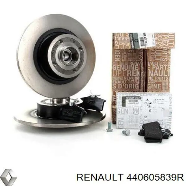 Okładziny (klocki) do hamulców tarczowych tylne Renault (RVI) 440605839R cena, od 108,67 USD