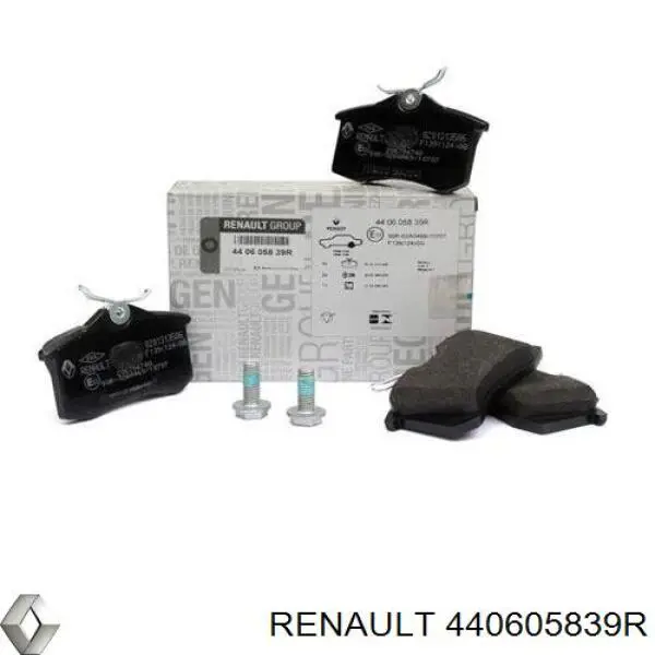 Okładziny (klocki) do hamulców tarczowych tylne Renault (RVI) 440605839R cena, od 108,67 USD