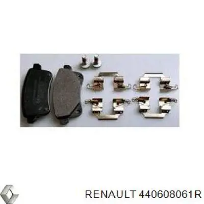 Okładziny (klocki) do hamulców tarczowych tylne Renault (RVI) 440608061R cena, od 25,58 USD