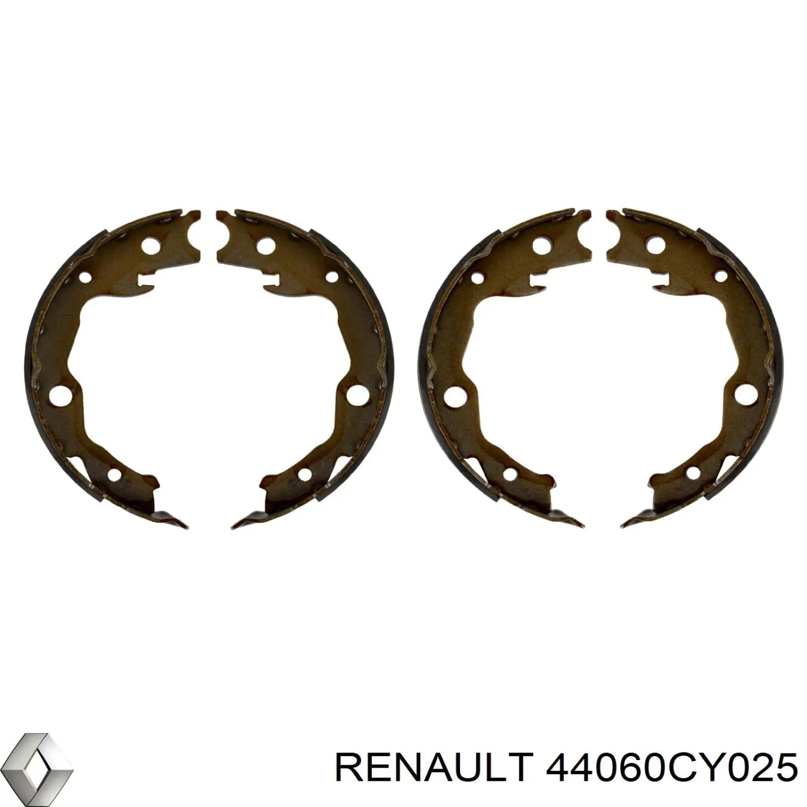 Klocki hamulca ręcznego Renault (RVI) 44060CY025 cena, od 21,78 USD