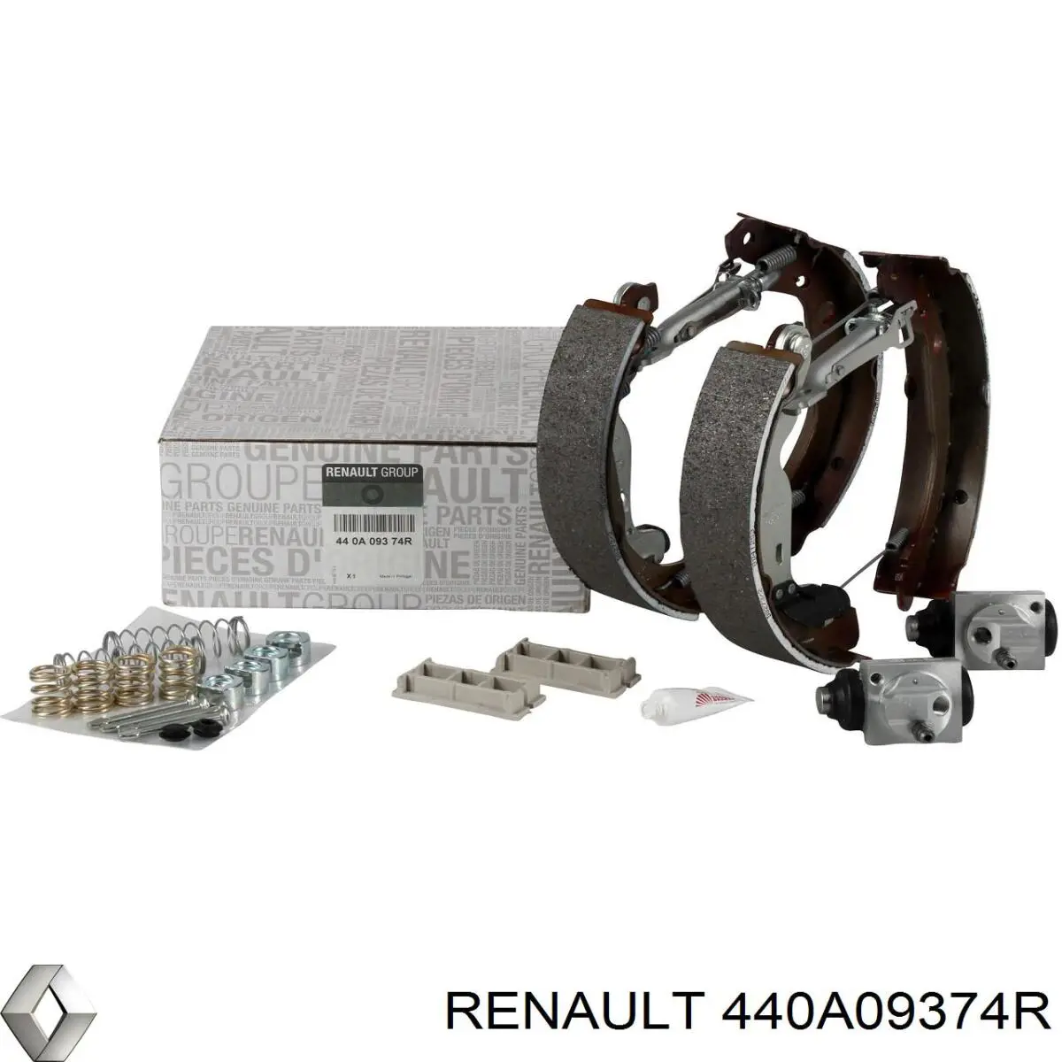 Klocki hamulcowe tylne bębnowe Renault (RVI) 440A09374R cena, od 37,16 USD