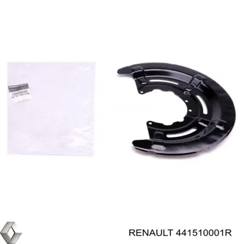Osłona tarczy hamulcowej tylnej Renault (RVI) 441510001R cena, od 25,30 USD