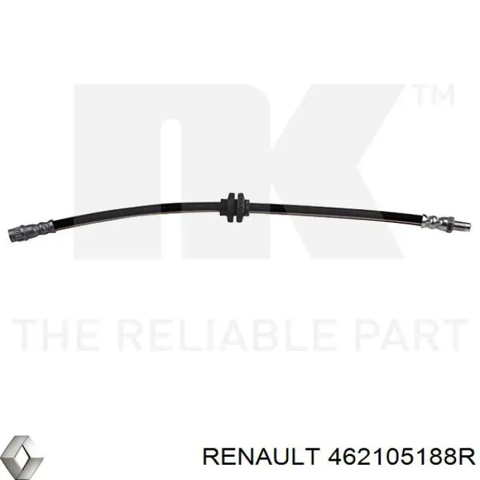 Do koszyka 462105188R Renault (RVI) Przewód hamulcowy przedni