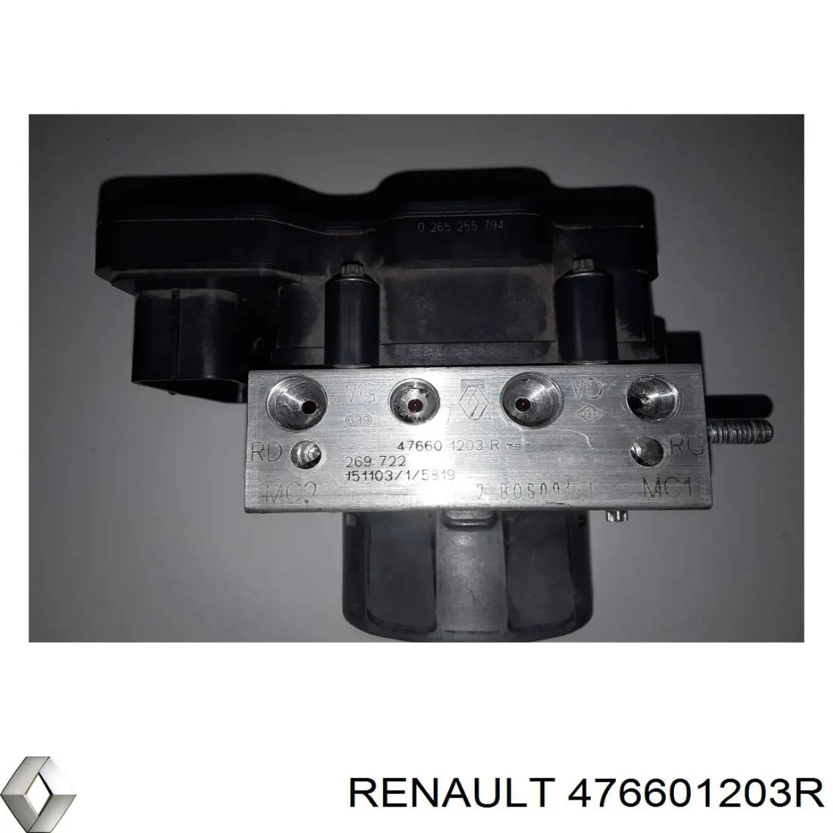 Do koszyka 470601203R Renault (RVI) Sterownik ABS  hydrauliczny