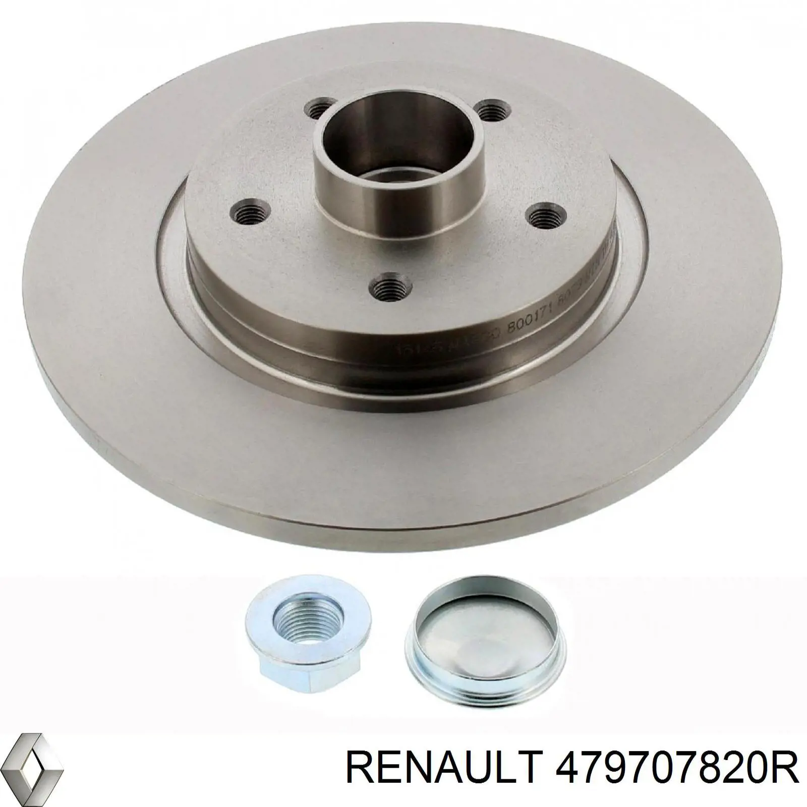 479707820R Renault (RVI) Tarcza hamulcowa tylna
