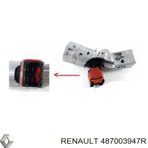 487003947R Renault (RVI) Stacyjka zapłonowa