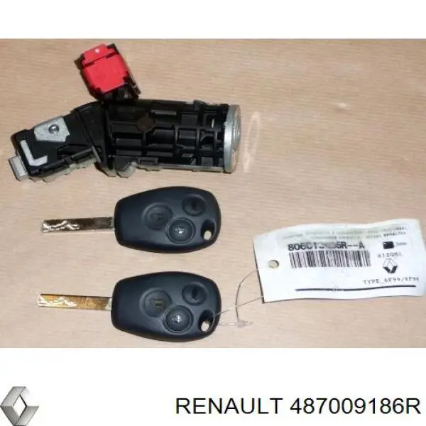 487009186R Renault (RVI) Kostka stacyjki zapłonowej