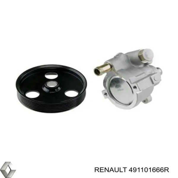 Do koszyka 491101666R Renault (RVI) Pompa wspomagania hydraulicznego kierownicy