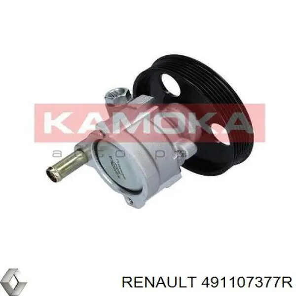 Pompa wspomagania hydraulicznego kierownicy 491107377R Renault (RVI)
