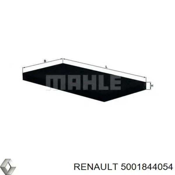 Do koszyka 5001844054 Renault (RVI) Filtr kabiny