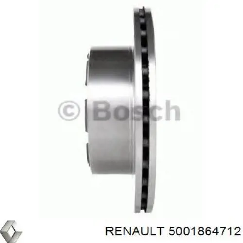 Do koszyka 5001864712 Renault (RVI) Tarcza hamulcowa tylna