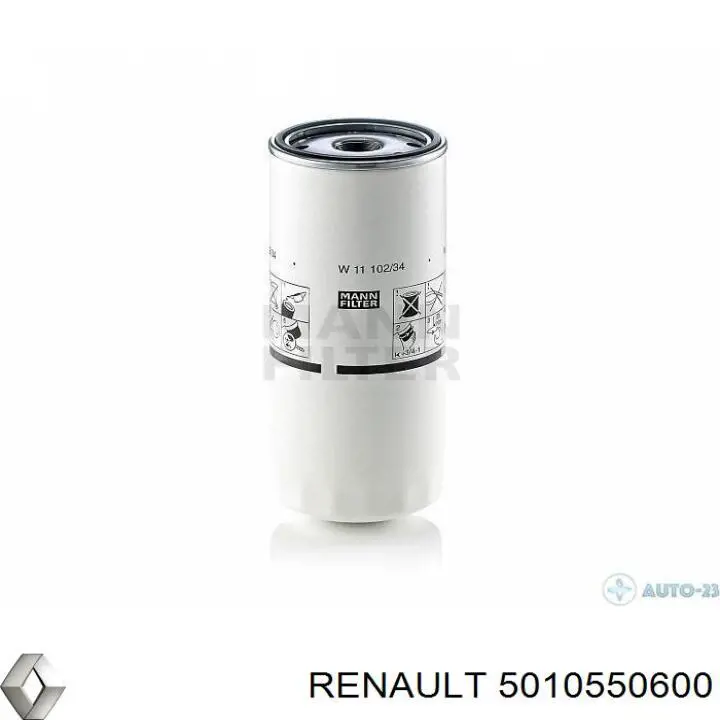 Filtr oleju 5010550600 Renault (RVI)
