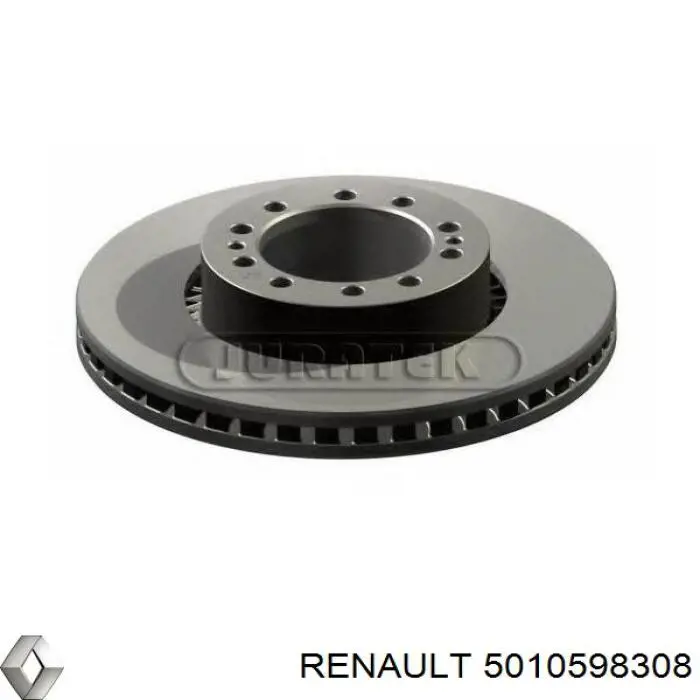 Do koszyka 5010598308 Renault (RVI) Tarcza hamulcowa przednia