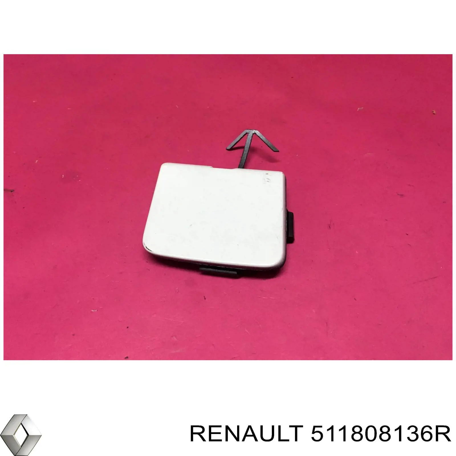 Zaślepka haku holowniczego zderzaka przednia Renault (RVI) 511808136R cena, od 10,44 USD