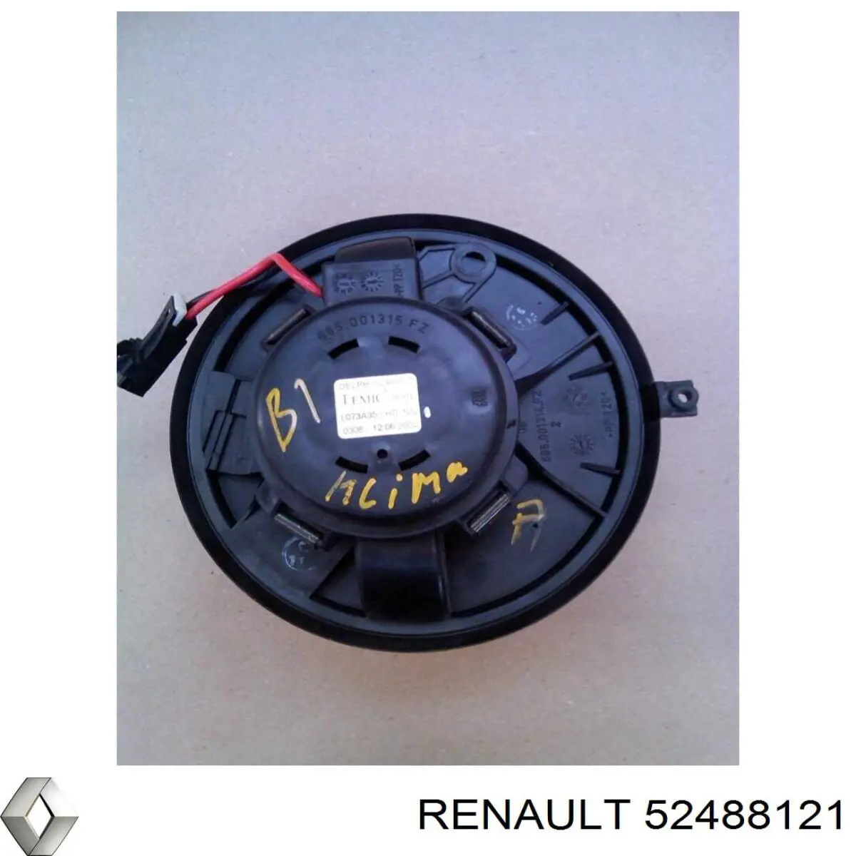 52488121 Renault (RVI) Silniczek wentylatora nagrzewnicy (ogrzewacza wnętrza)