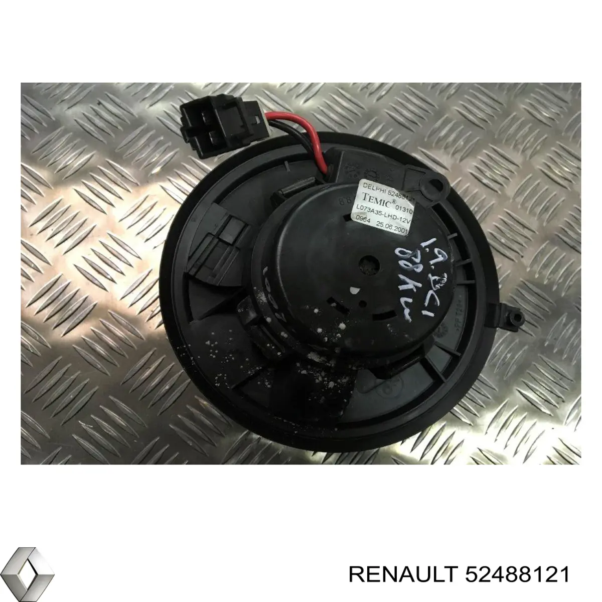 Silniczek wentylatora nagrzewnicy (ogrzewacza wnętrza) Renault (RVI) 52488121