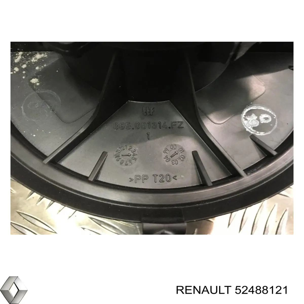Silniczek wentylatora nagrzewnicy (ogrzewacza wnętrza) Renault (RVI) 52488121 cena, od 73,21 USD