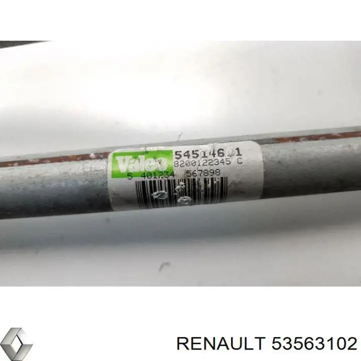 Do koszyka 53563102 Renault (RVI) Silniczek wycieraczki szyby przedniej