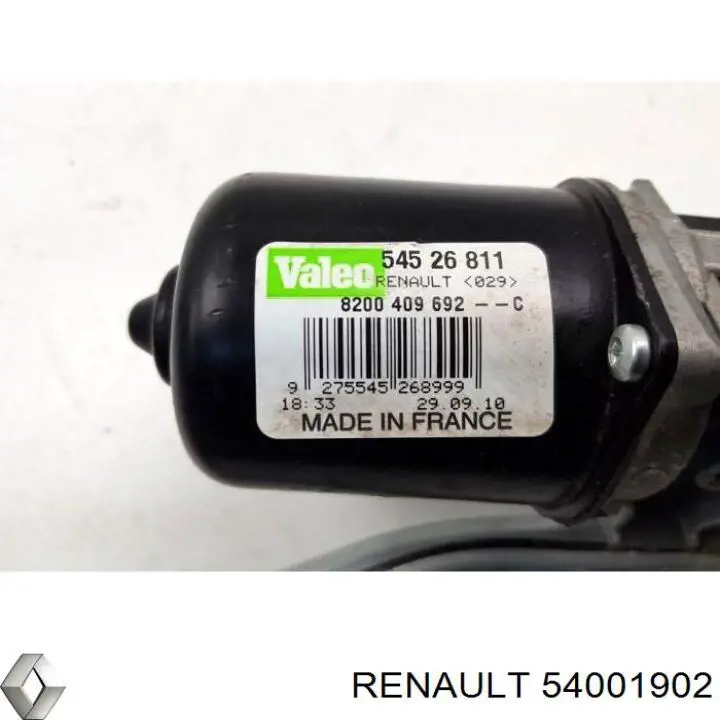 Do koszyka 54001902 Renault (RVI) Silniczek wycieraczki szyby przedniej