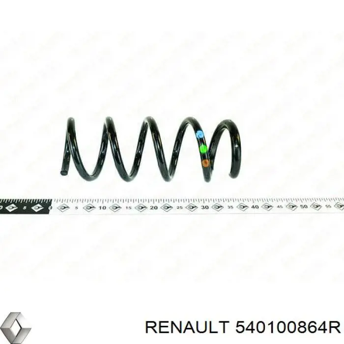 Do koszyka 540100864R Renault (RVI) Sprężyna przednia