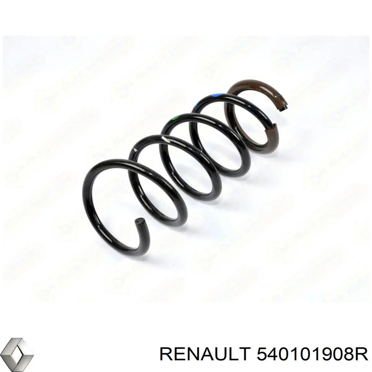 Sprężyna przednia Renault (RVI) 540101908R cena, od 56,01 USD