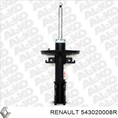 Do koszyka 543020008R Renault (RVI) Amortyzator przedni