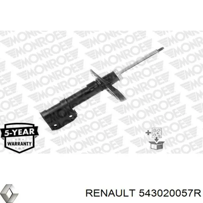 Amortyzator przedni Renault (RVI) 543020057R cena, od 53,71 USD