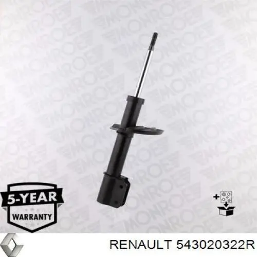 Amortyzator przedni Renault (RVI) 543020322R cena, od 55,36 USD