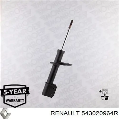 Do koszyka 543020964R Renault (RVI) Amortyzator przedni
