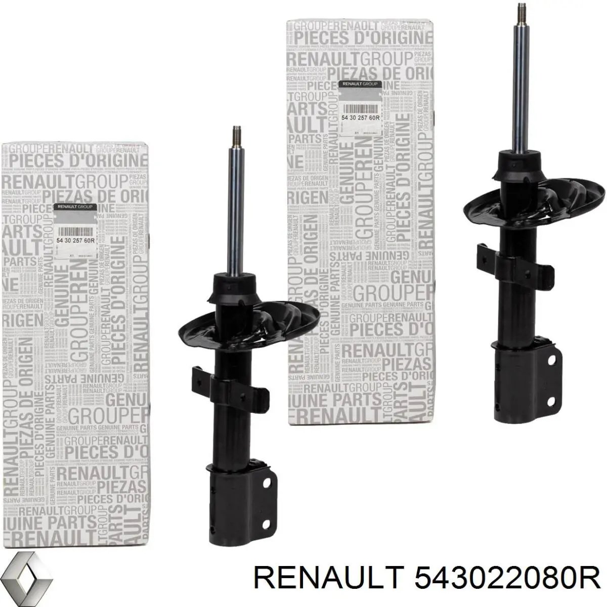 543022080R Renault (RVI) Amortyzator przedni