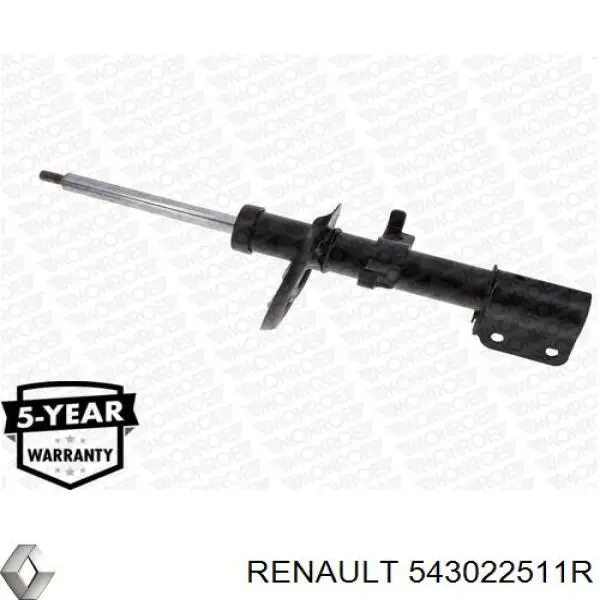 Do koszyka 543022511R Renault (RVI) Amortyzator przedni