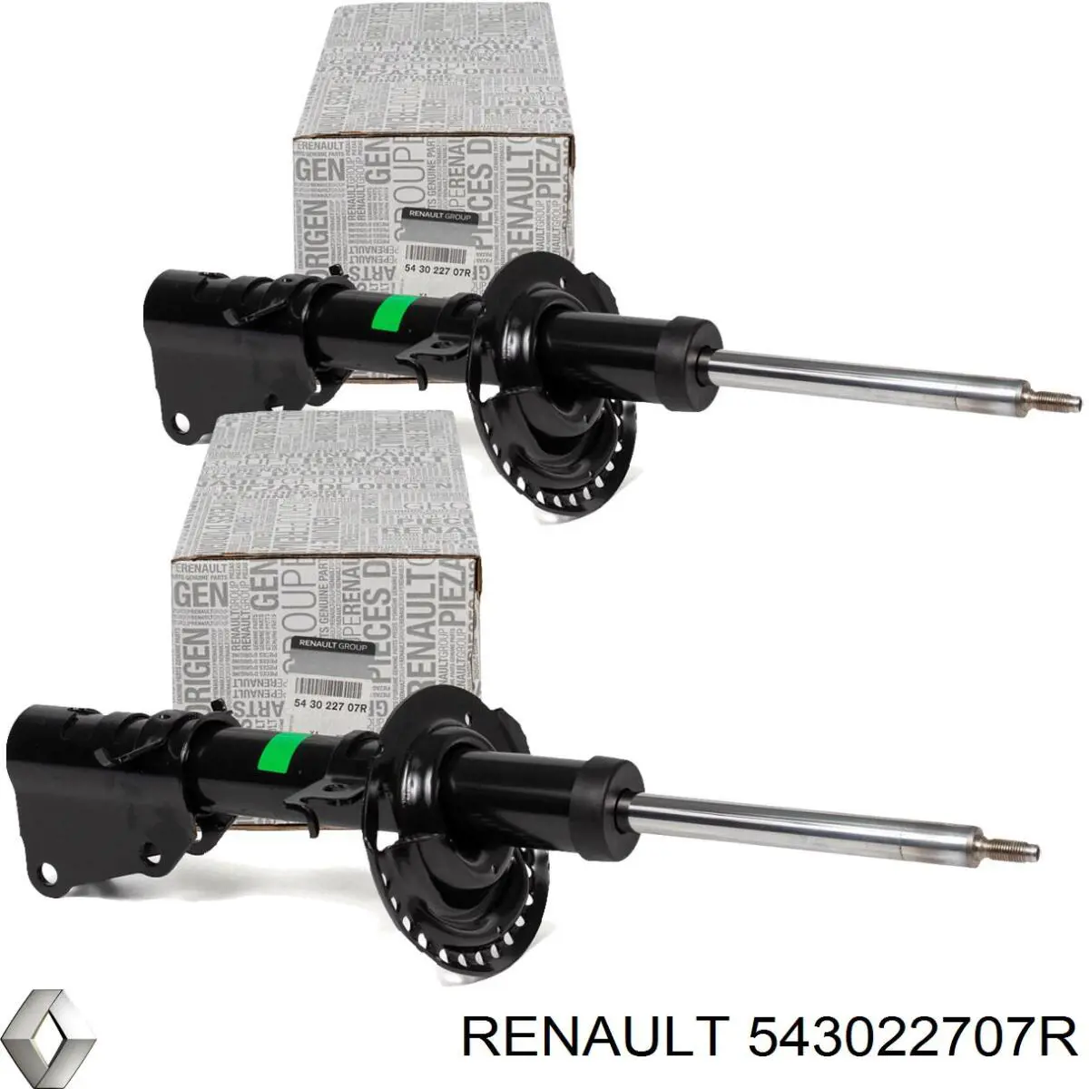 543022707R Renault (RVI) Amortyzator przedni